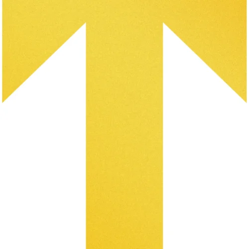 Floor marking shape: ‘Arrow’ removable