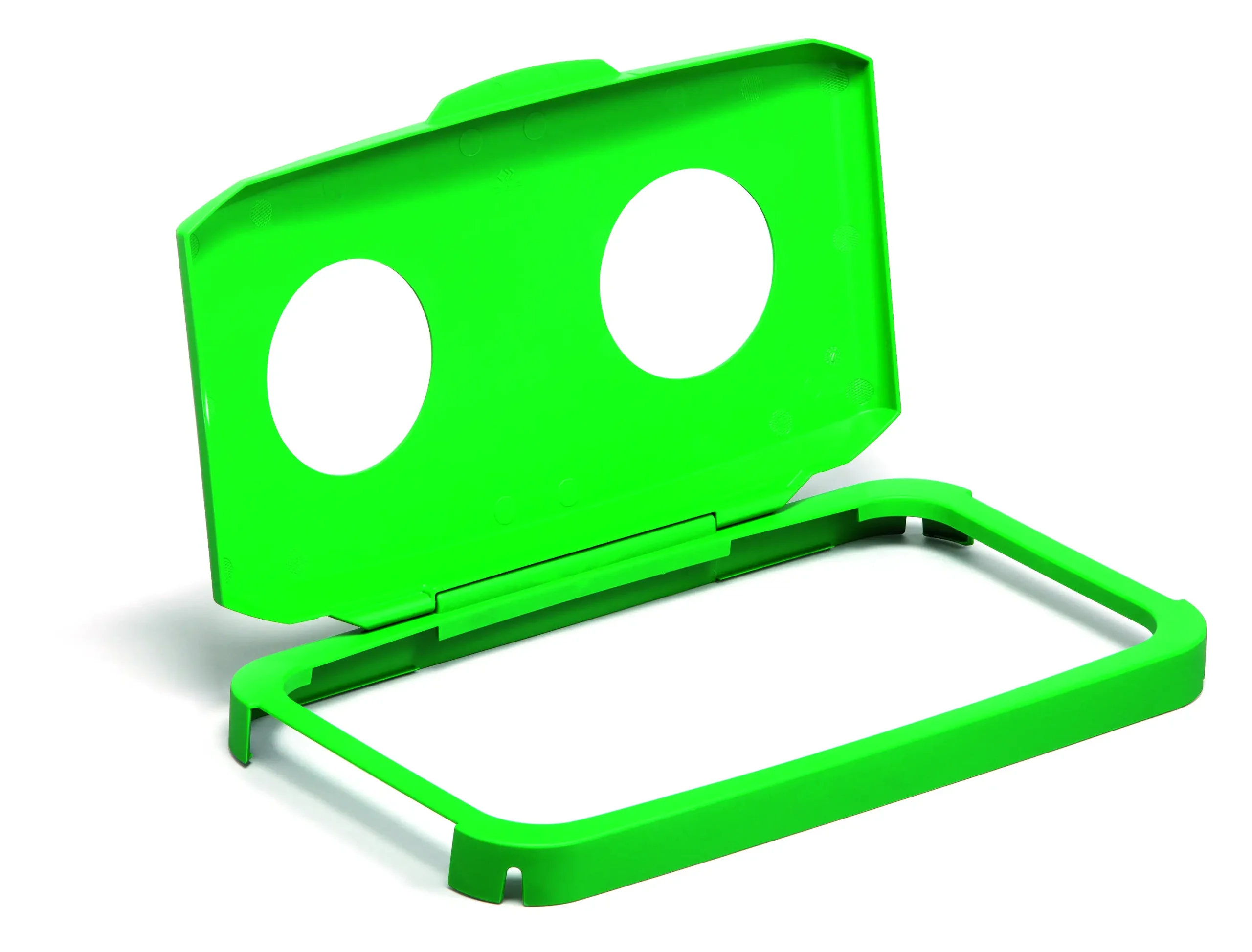 Hinged lid DURABIN® 60L rect. 2 holes
