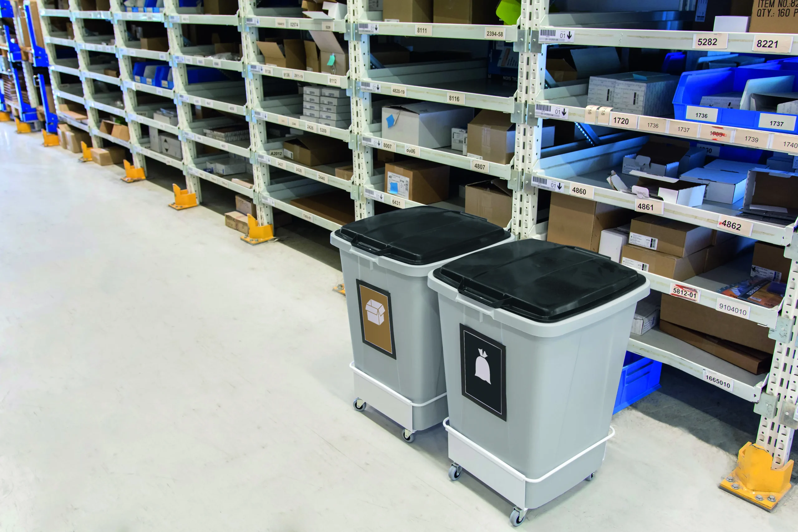 Waste bin DURABIN® ECO 90L square - Image 2