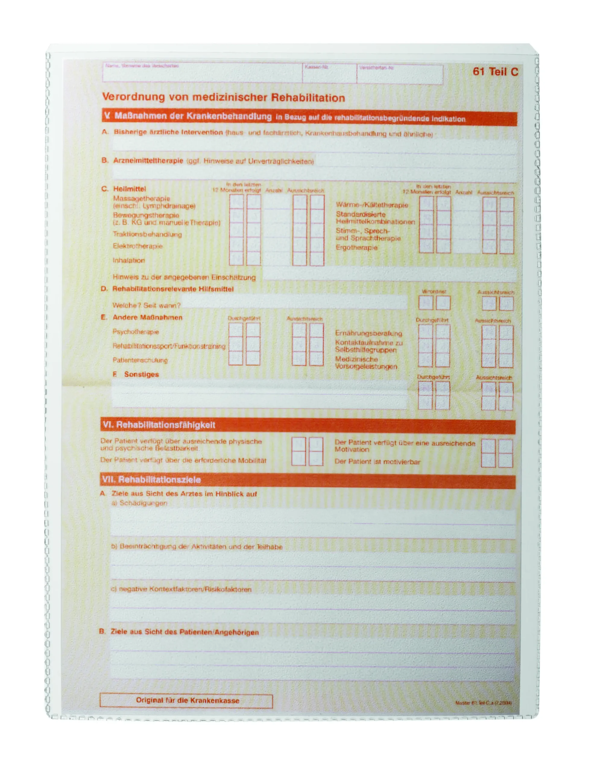 Protective ID card holder A5