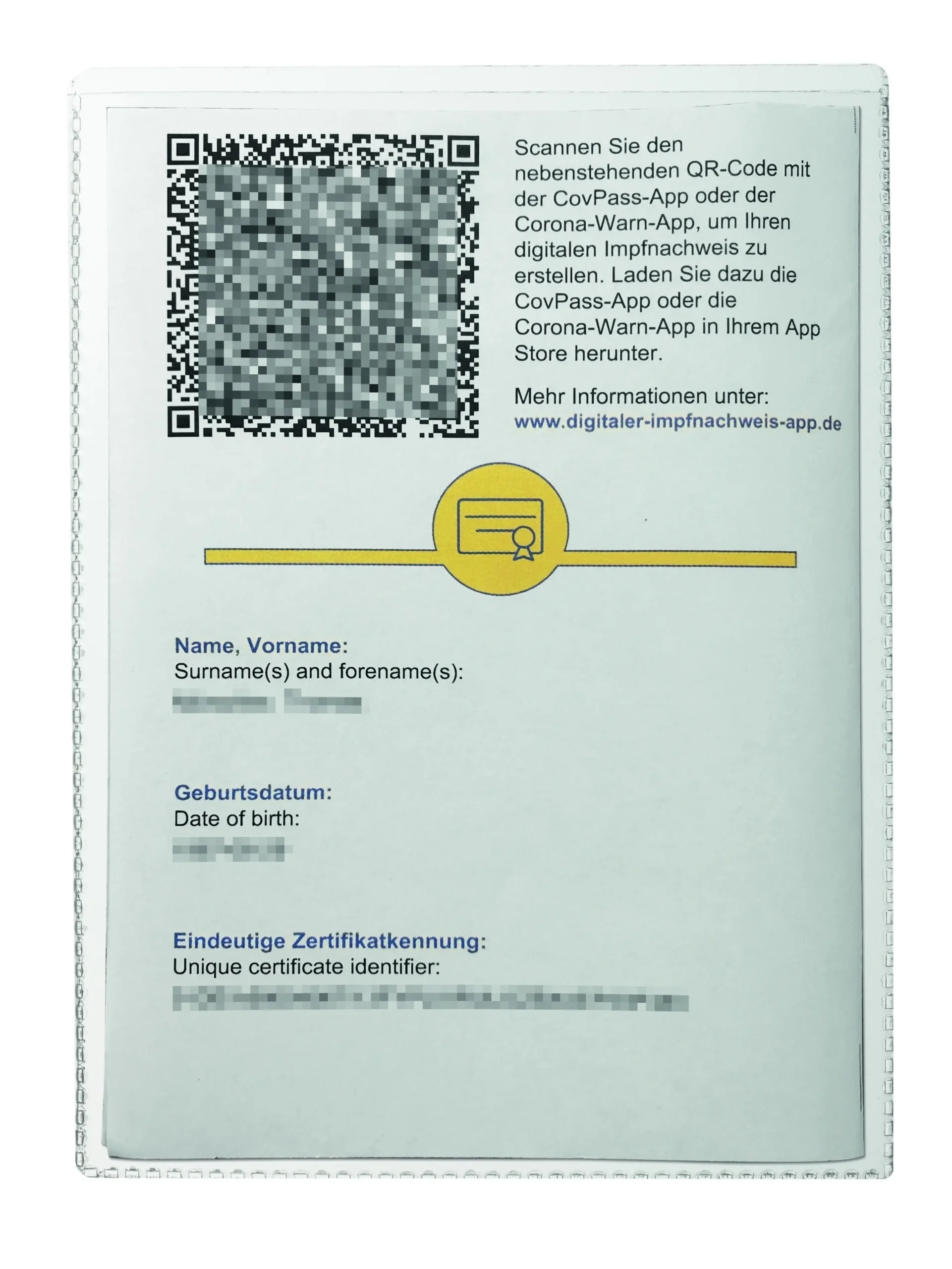 Protective ID card holder A6 - Image 2