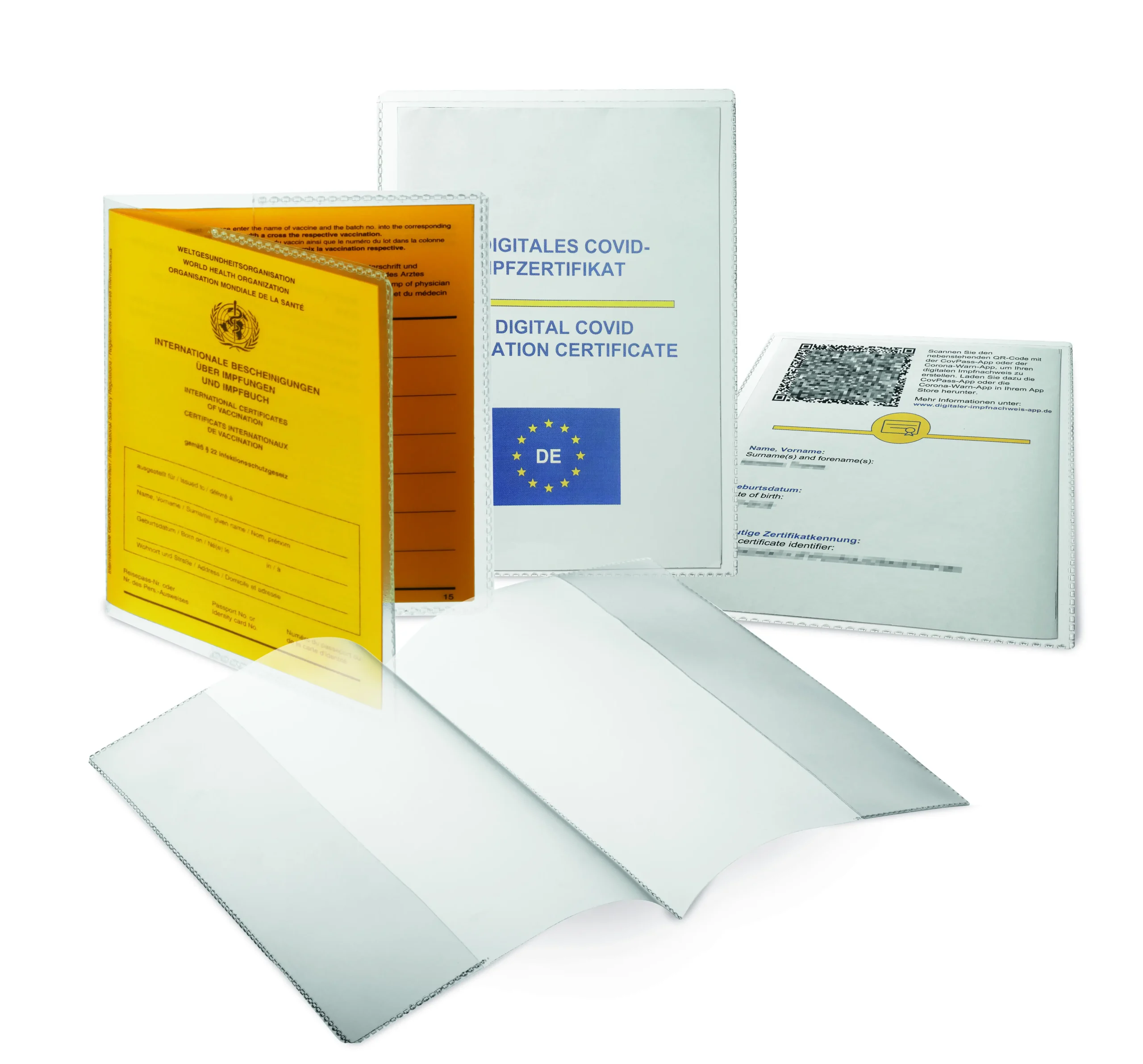 Protective ID card holder A6