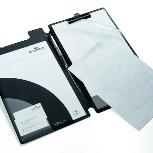Clipboard folder A4+ 2 pocket pen holder