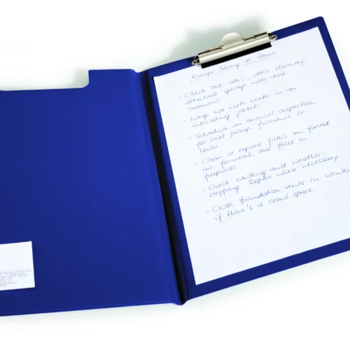 Clipboard folder A4 with inside pocket