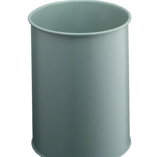 Waste basket metal 15L round