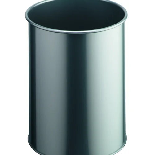 Waste basket metal 15L round