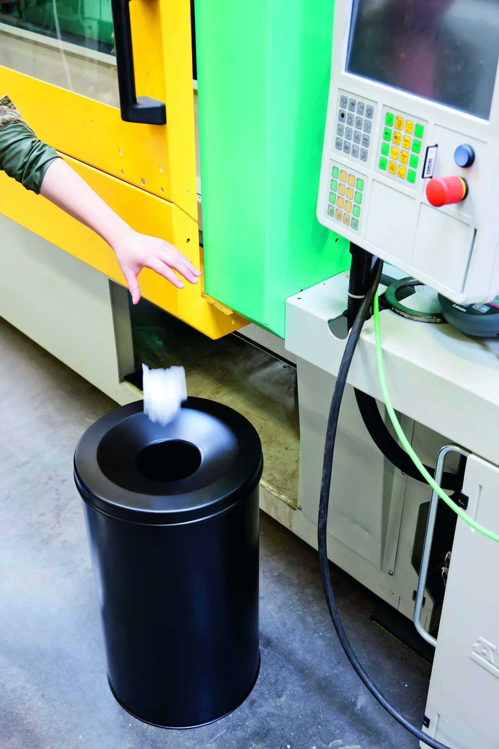 Waste basket SAFE 60L round - Image 2