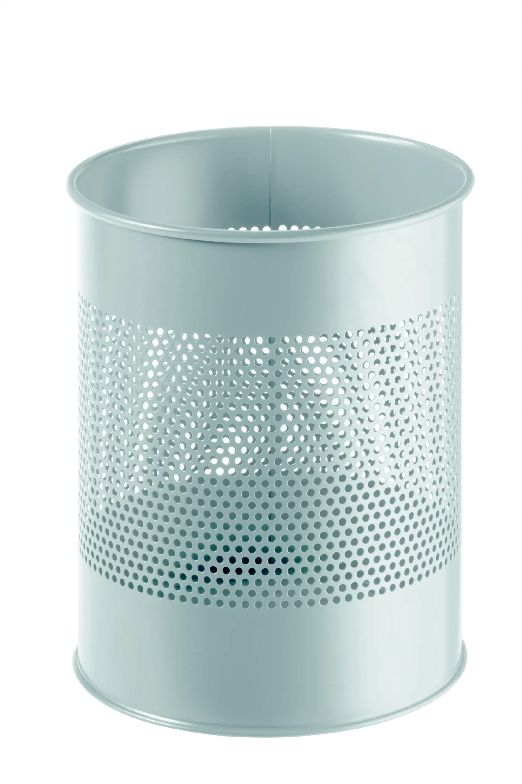 Waste basket metal 15L round perforation - Image 2