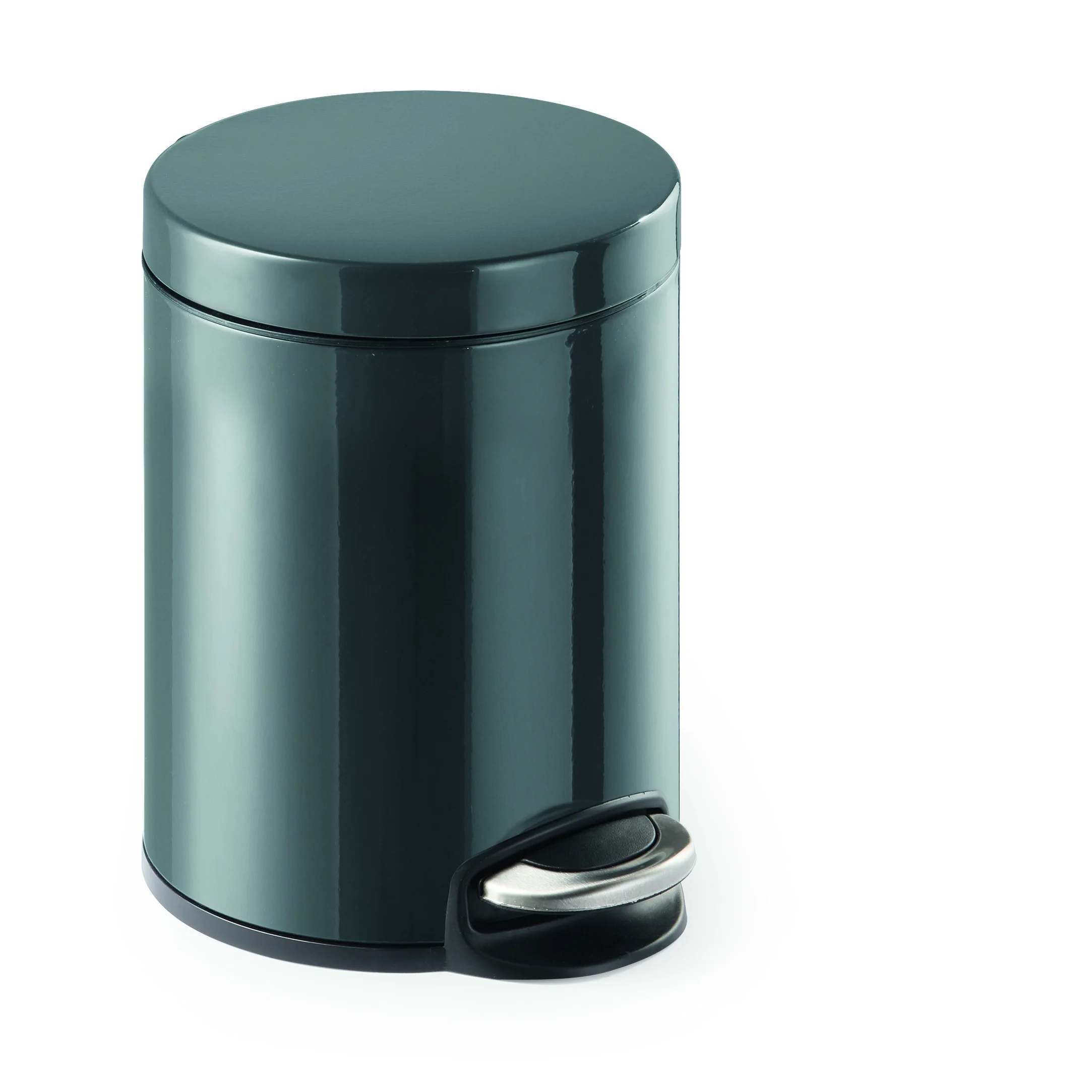 Pedal bin metal 5L round