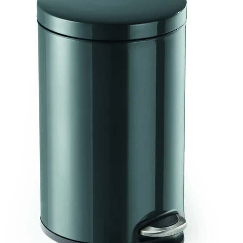 Pedal bin metal 12L round