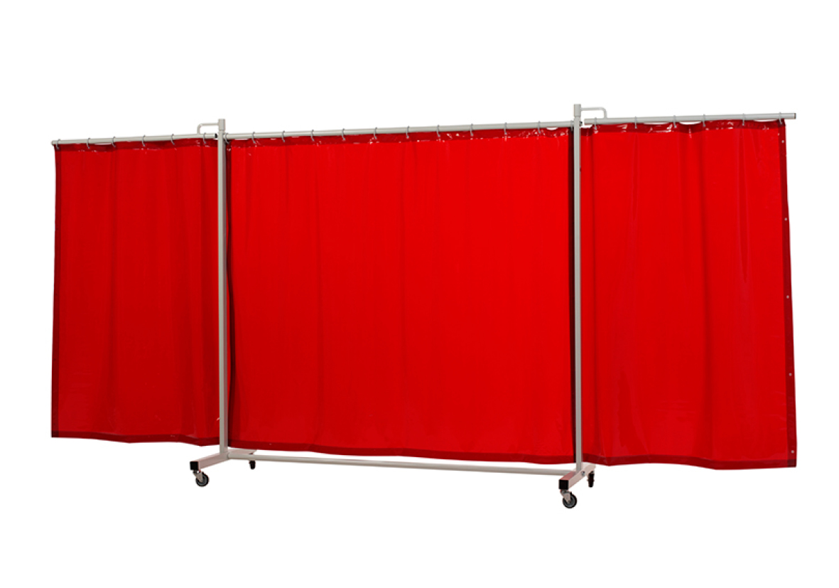 Robusto triptych XL screen / Transparent curtain