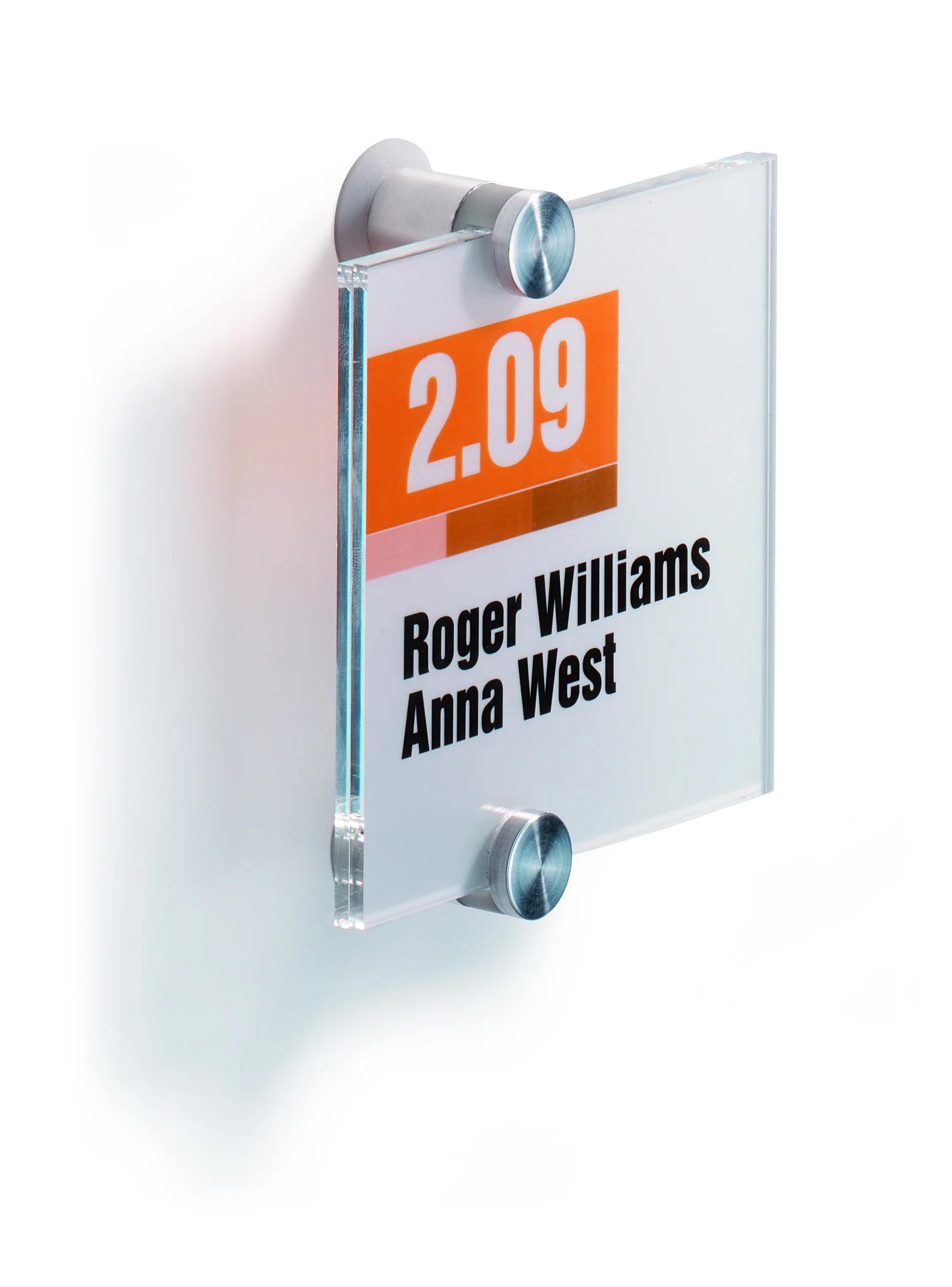 Doorplate CRYSTAL SIGN® 105x105mm