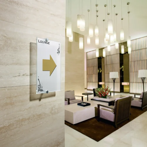 Doorplate CRYSTAL SIGN® A4
