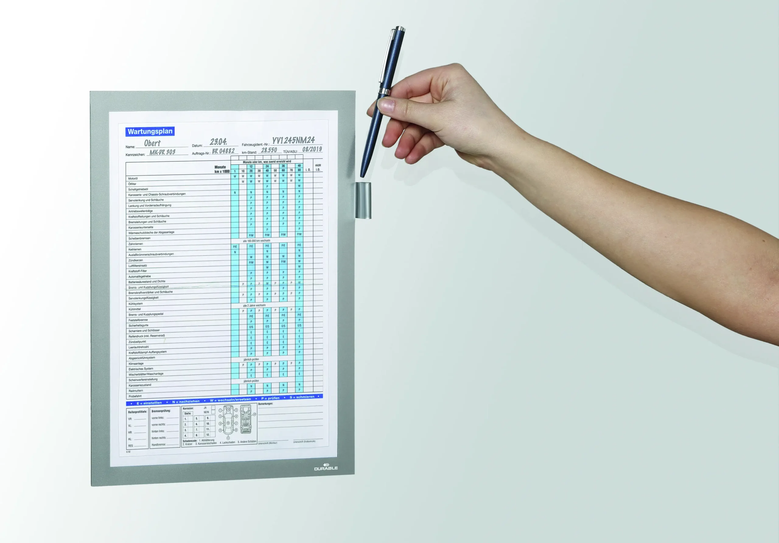DURAFRAME® MAGNETIC NOTE A4