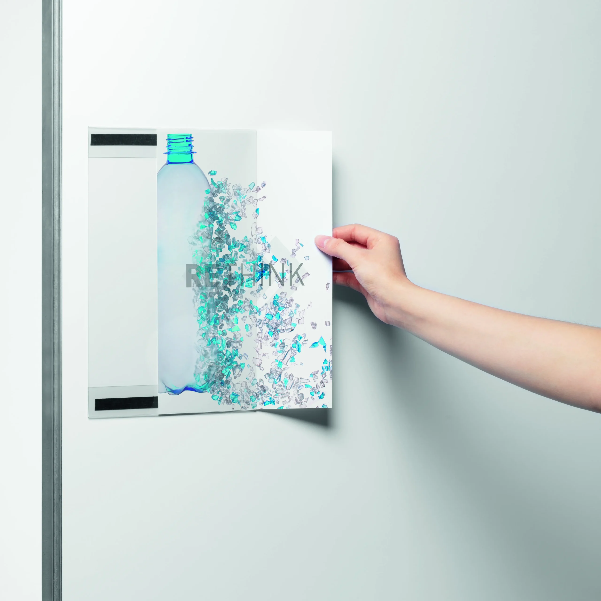 Info holder rPET A4 magnetic - Image 3