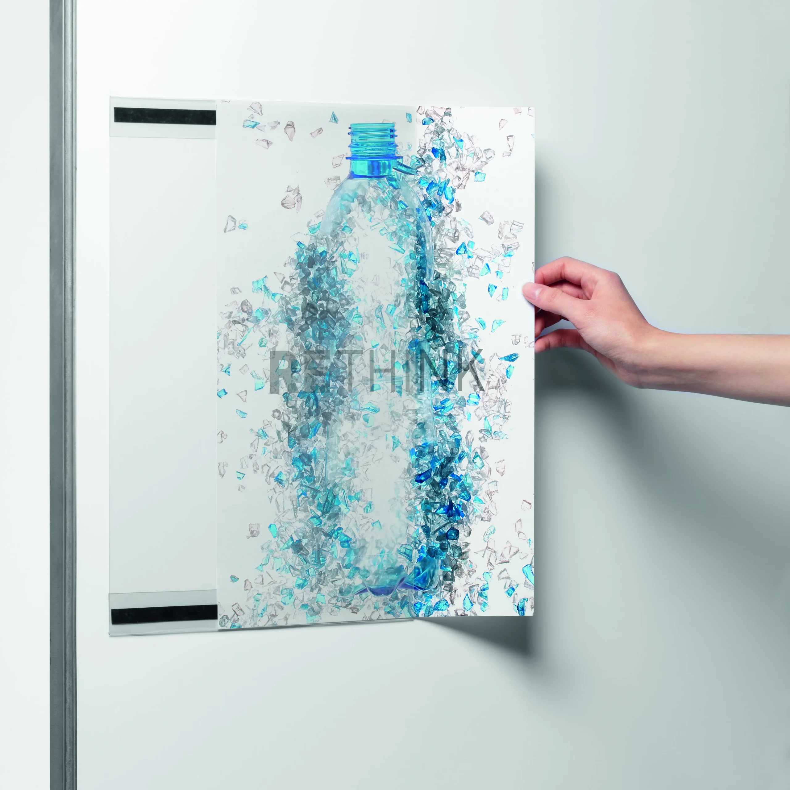 Info holder rPET A3 magnetic