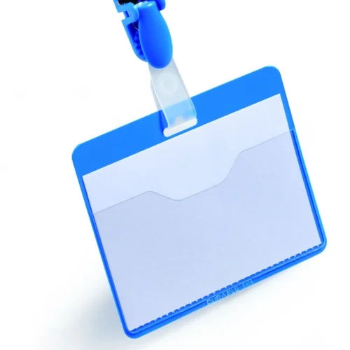 Name badge 60x90mm partial cover