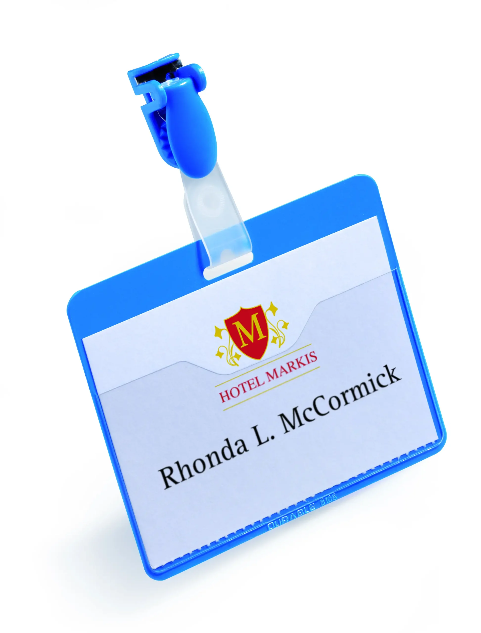 Name badge 60x90mm partial cover - Image 3