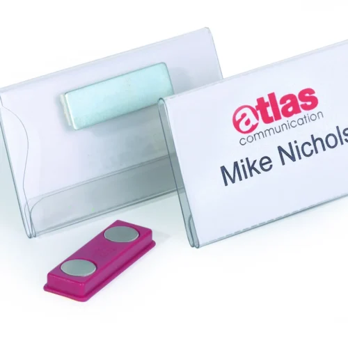 Name badge 40x75mm magnet