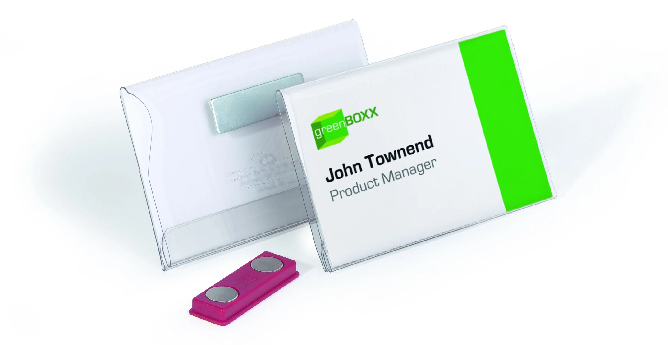 Name badge 54x90mm magnet