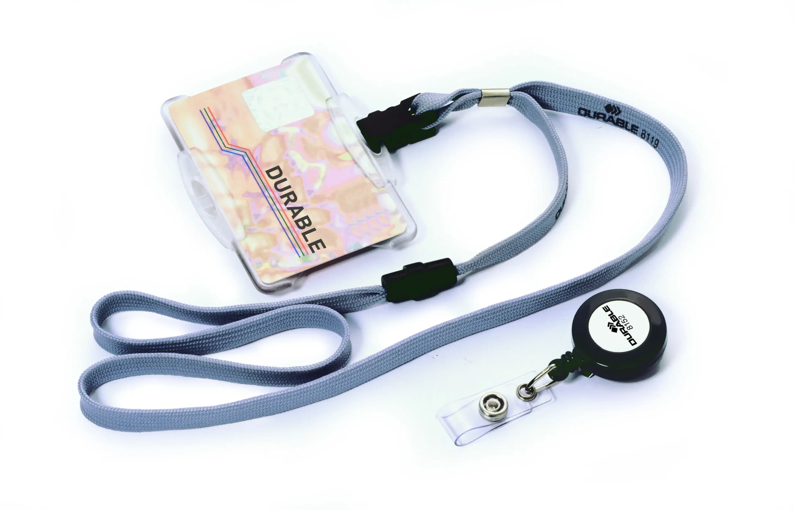 Textile lanyard 10 plastic clip - Image 2