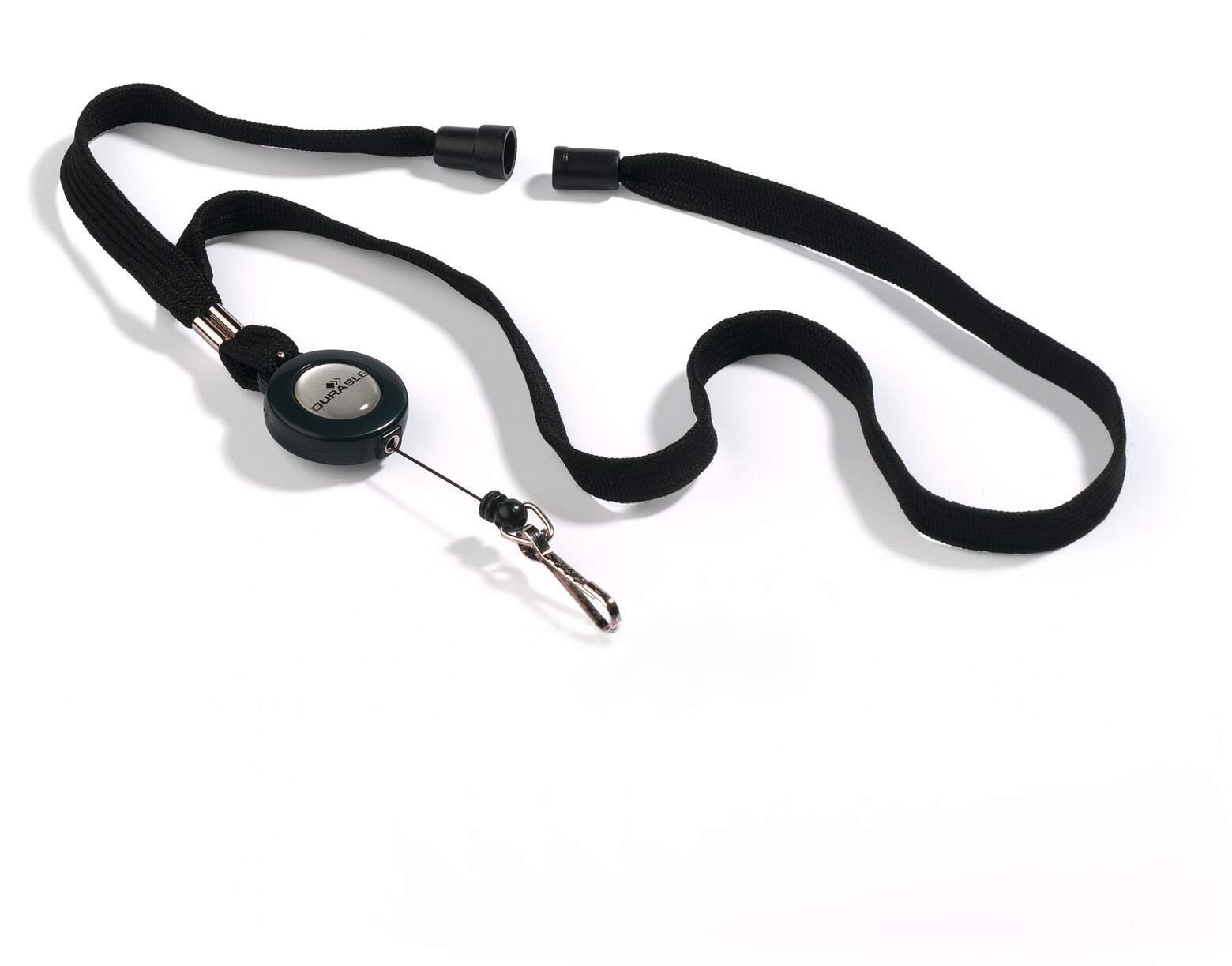 Text.lanyard 10 badge reel+spr.hook s.pk