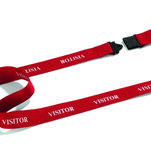 Textile lanyard 20 ”VISITOR” carabiner