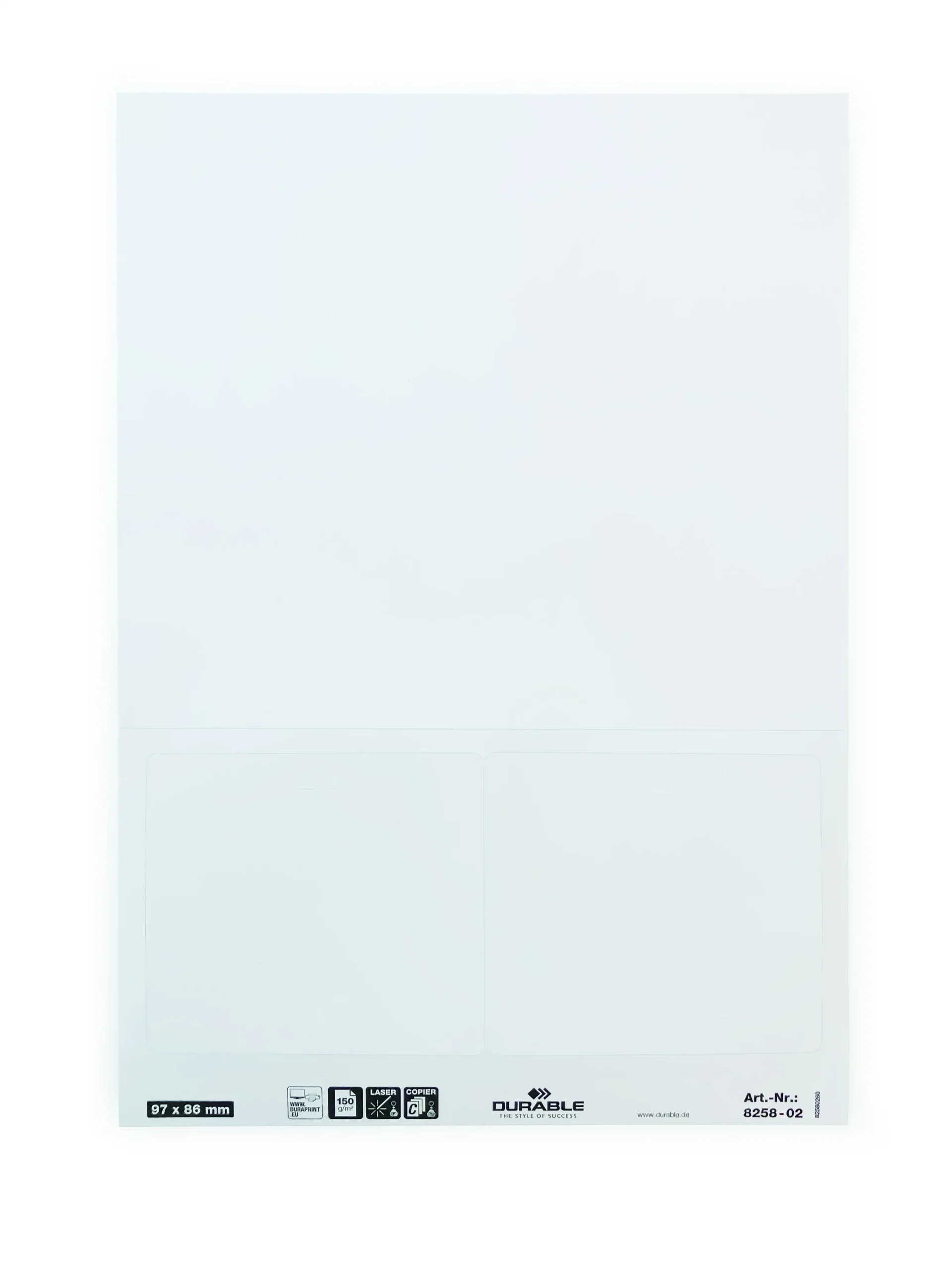Name bdg VISITOR BADGE 97x86mm Euro - Image 2