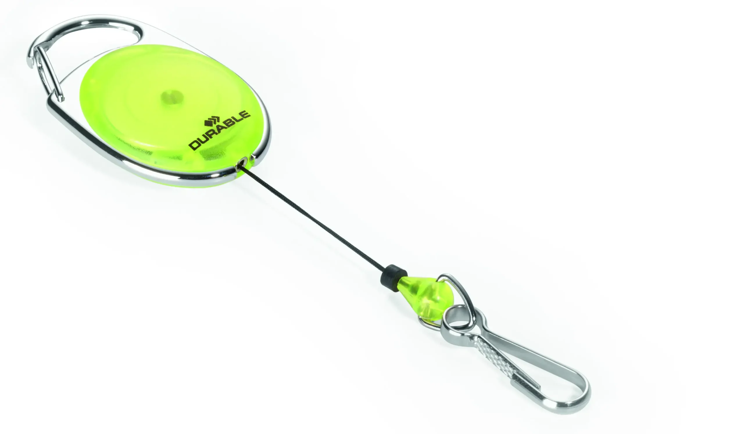 Badge reel STYLE with spring hook