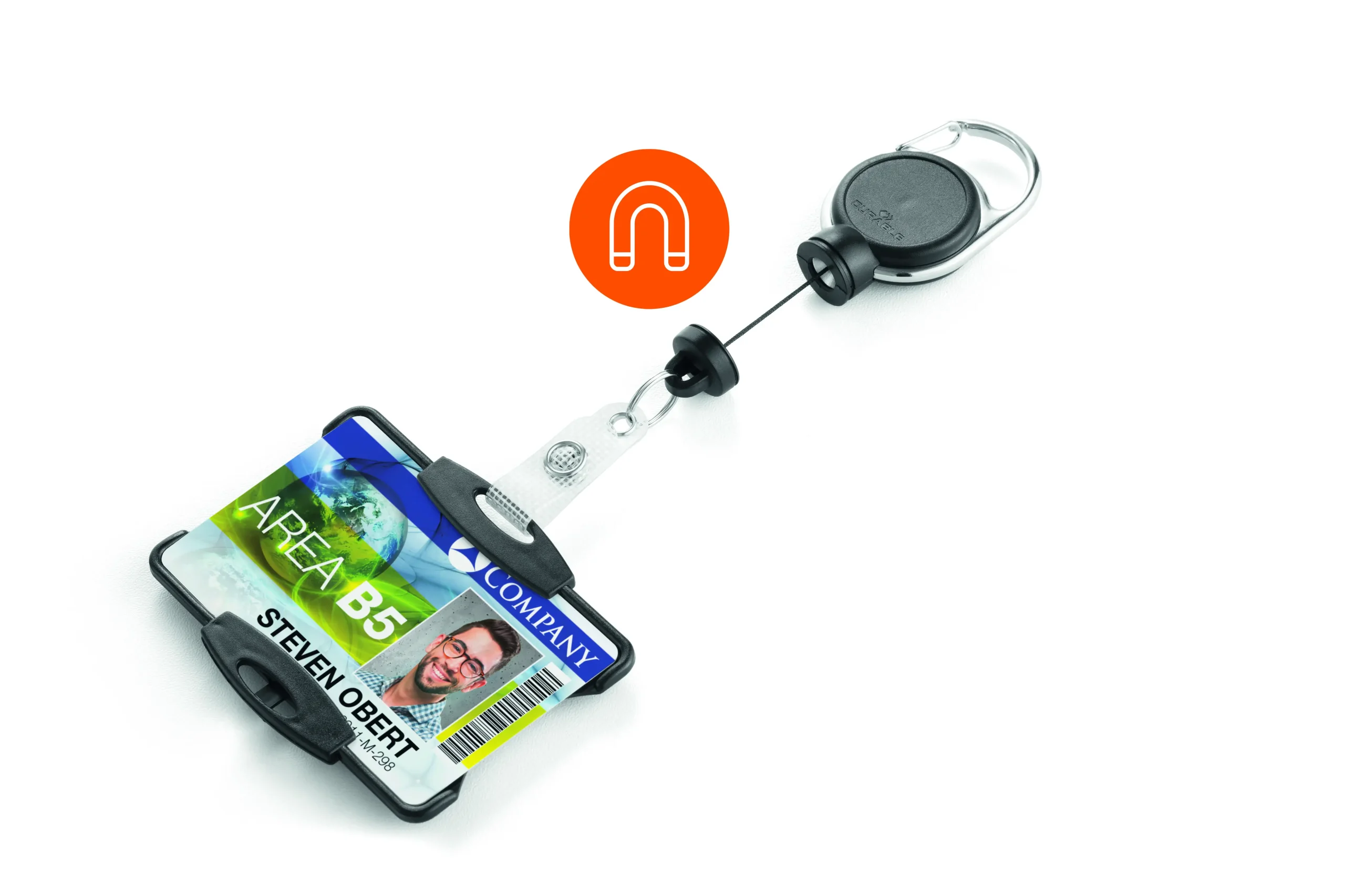 ID card holder reel EXTRA STRONG 1 card - Image 2