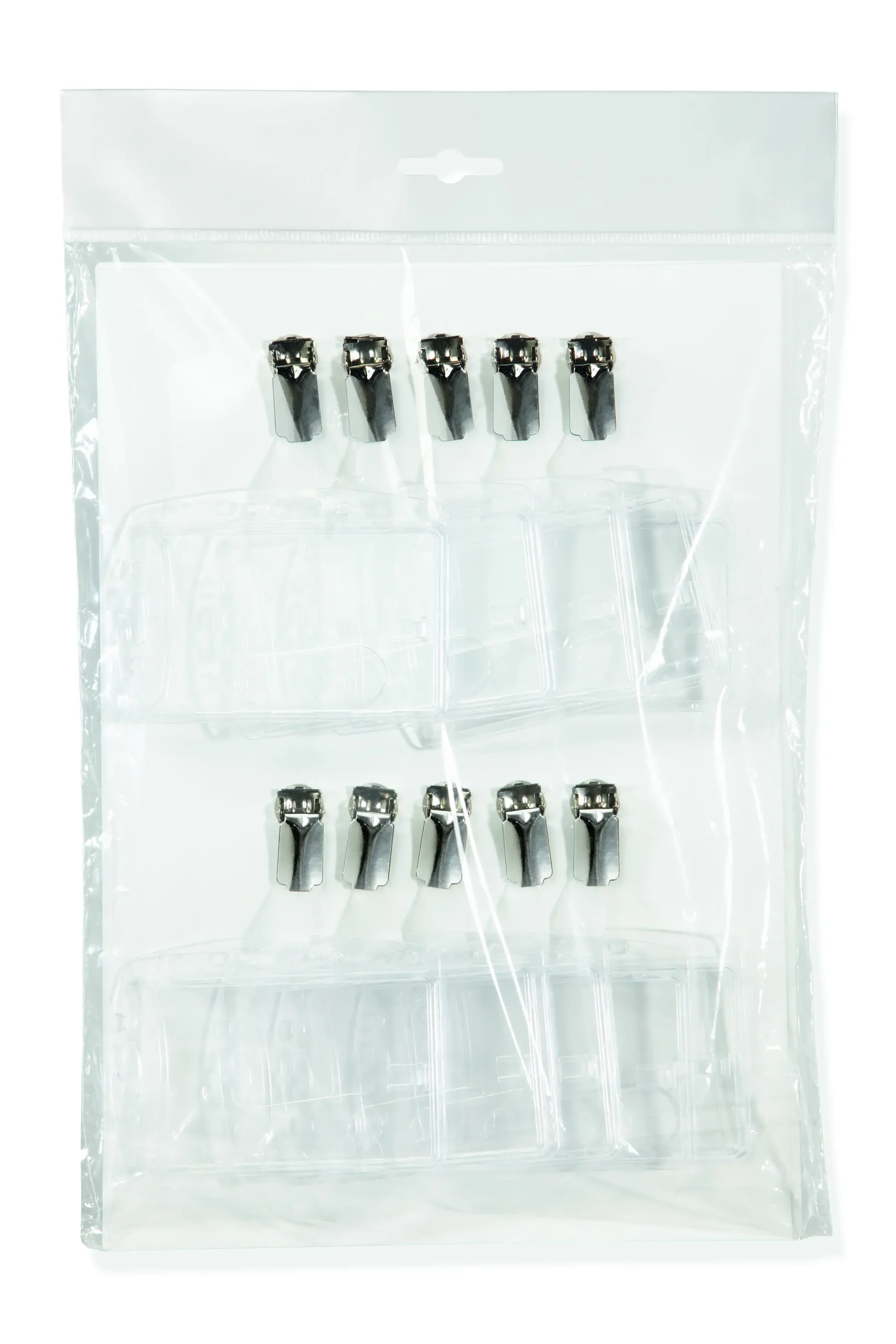 ID card holder ENCLOSED clip 1 card bag