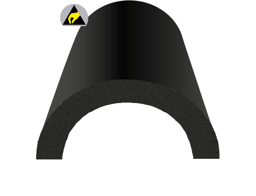 Large Half-Circle Pipe Bumper