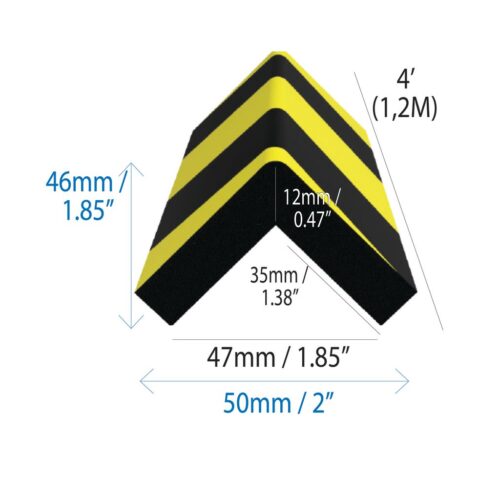 Large Square Corner Bumper