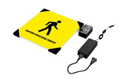 Pedestrian Detection 60cm LED Sign Combo