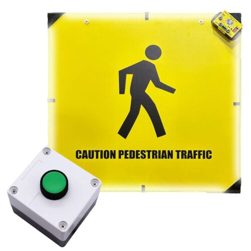 Ergo Push Button & 60cmLED Sign Combo